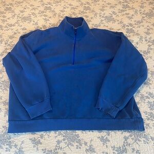 Lululemon Men’s Half-Zip Blue Pullover Sweatshirt Size XL